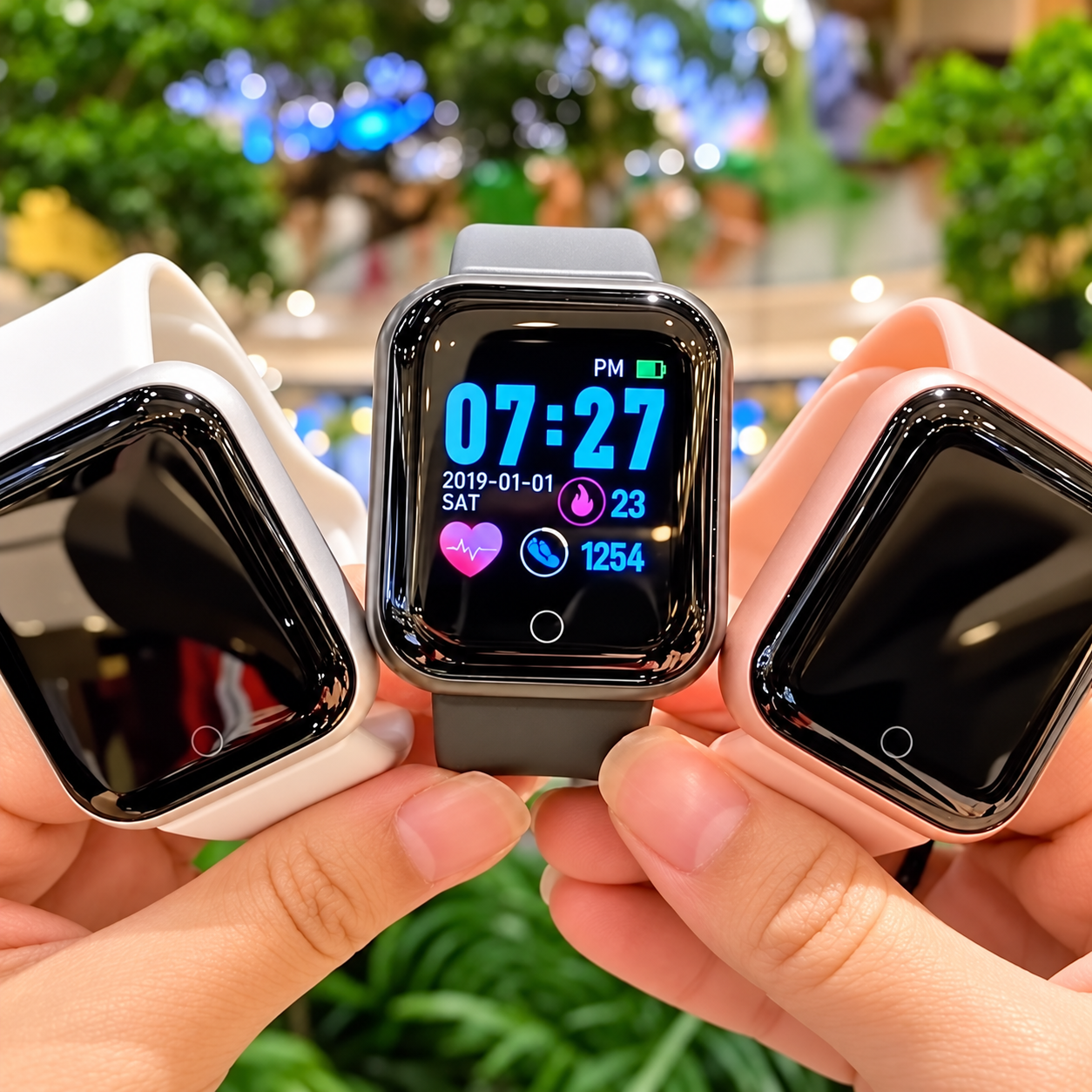 Smartwatch D20: foto de detalhes 2